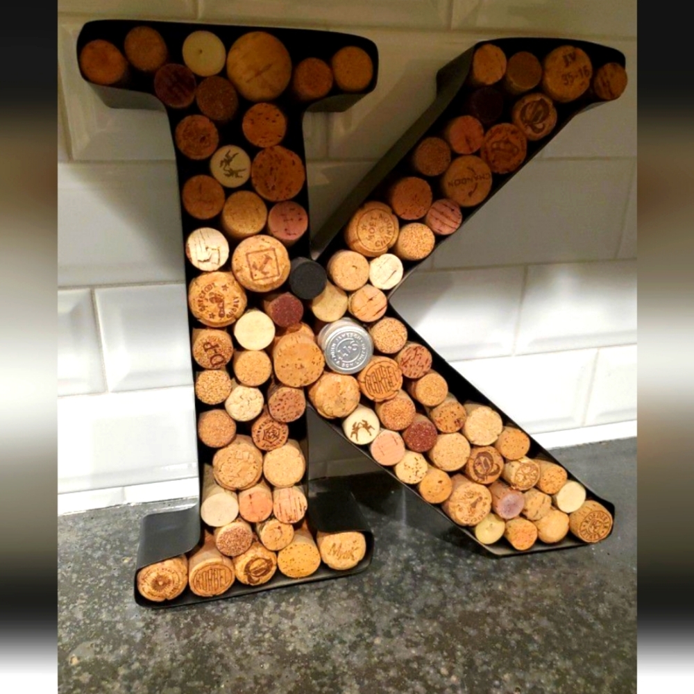 Corked out K wall hang